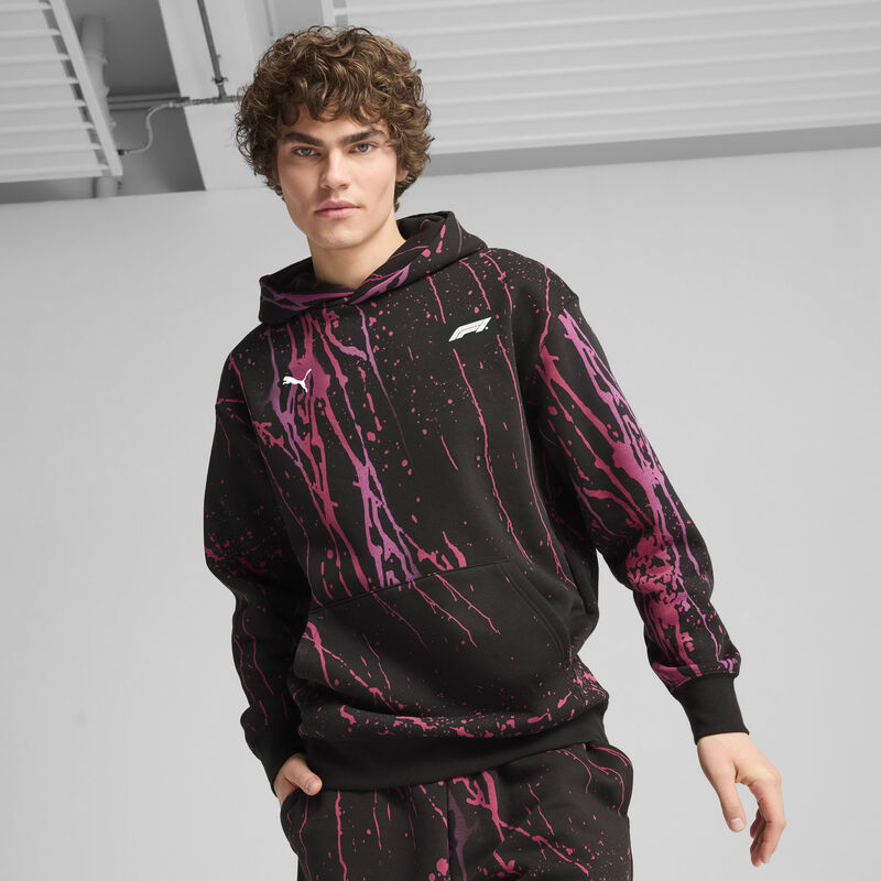 F1 LS SPEED SPLASH HOODIE - black