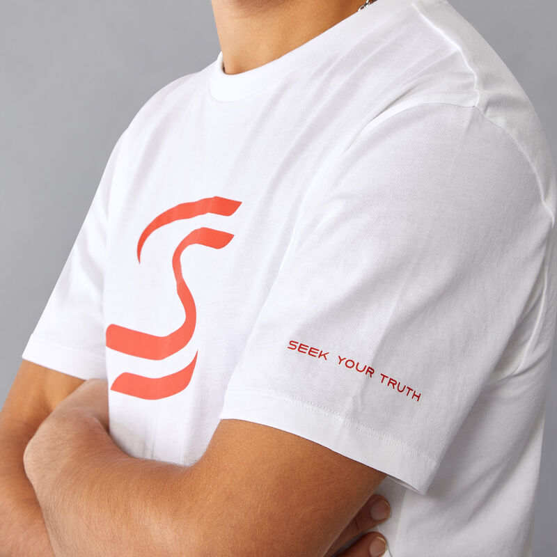 AS FW MENS SENNA LOGO TEE - white