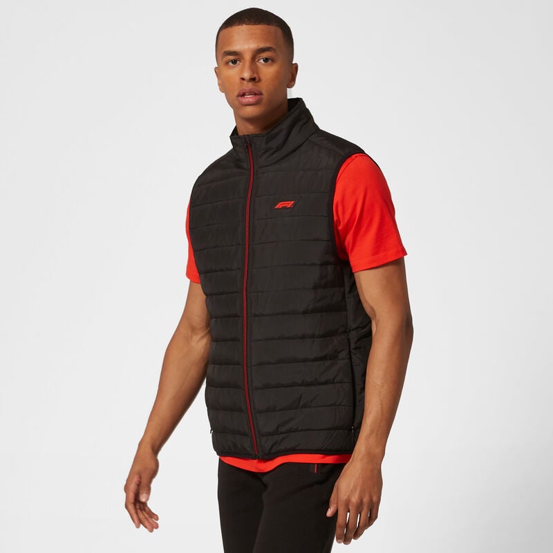 F1 FW TECH PADDED GILET - black