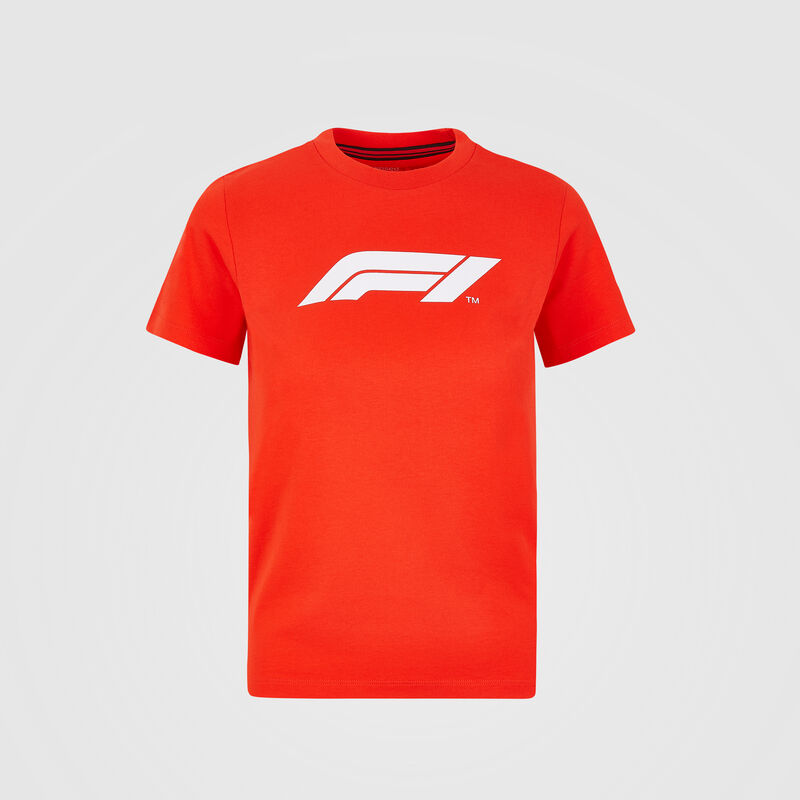 F1 FW KIDS LOGO TEE - red