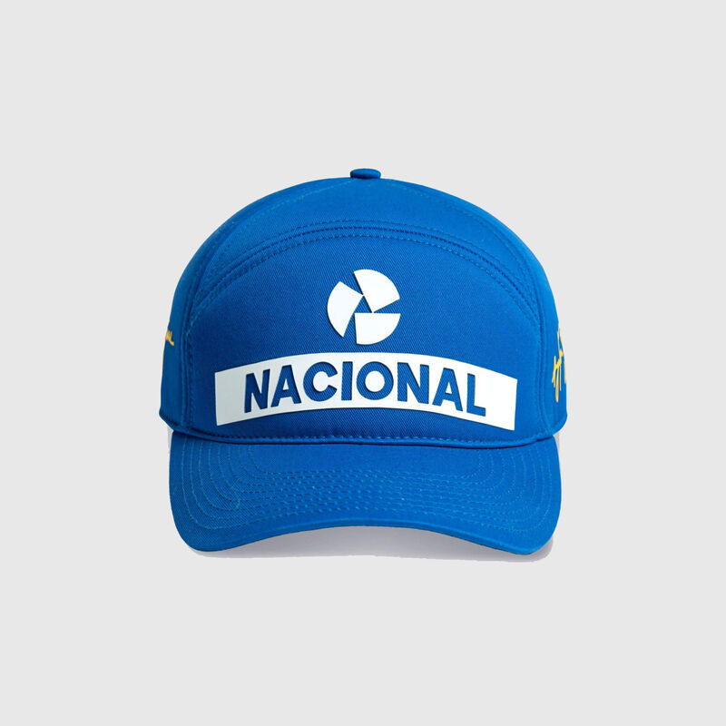 Nacional Cap 2026 - Ayrton Senna - Blue ONE SIZE - 8719203755328 - Fuel For Fans F1 Merchandise store