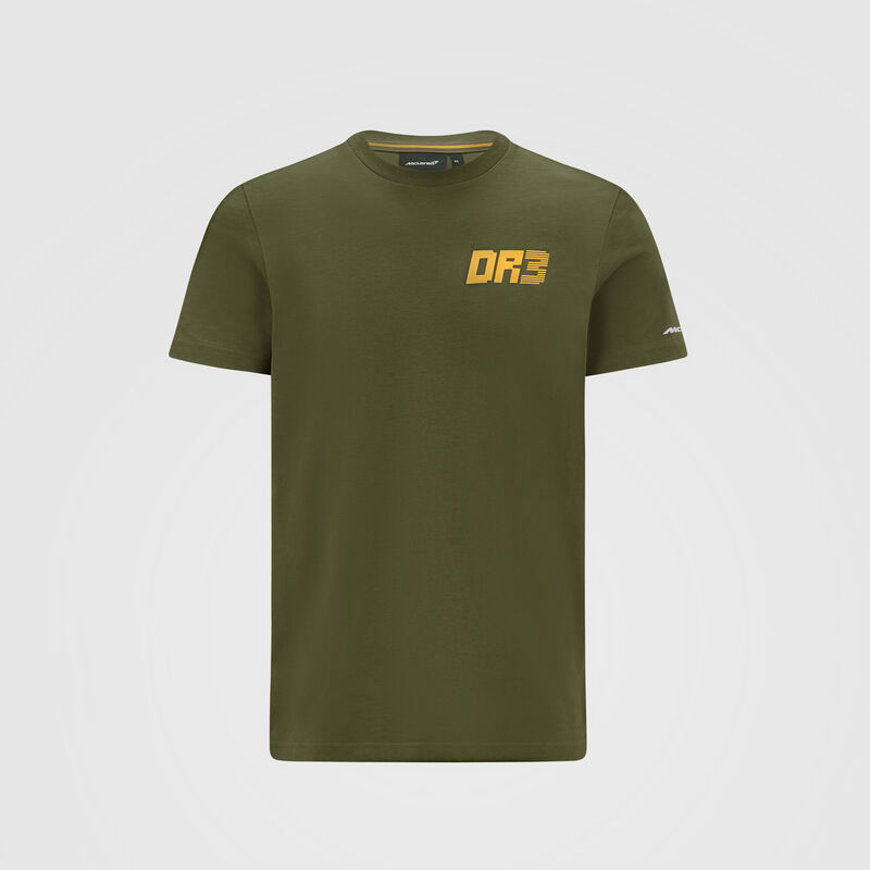 MCLAREN FW MENS RICCIARDO NO3 AUS TEE - khaki