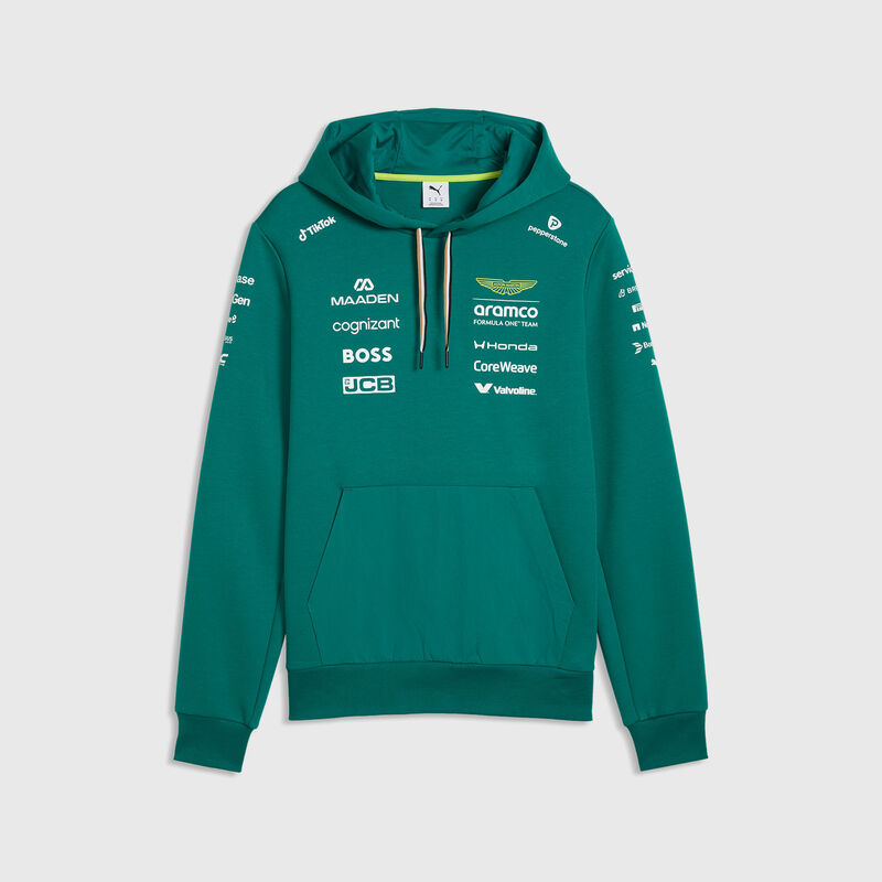 2026 Replica Team Hoodie 2026 - Aston Martin F1 Team - Green XS for males - Fuel For Fans F1 Merchandise store