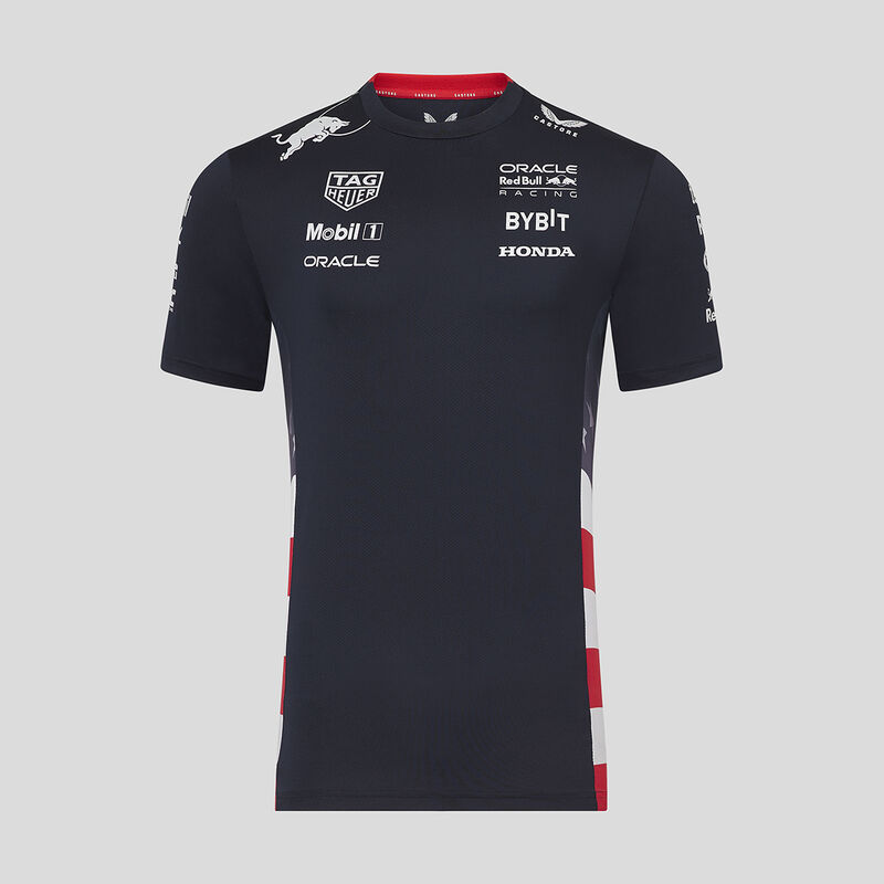 2024 Team T-shirt US Edition 2024 - Red Bull Racing - Navy 3XL for males - 5063234432080 - Fuel For Fans F1 Merchandise store