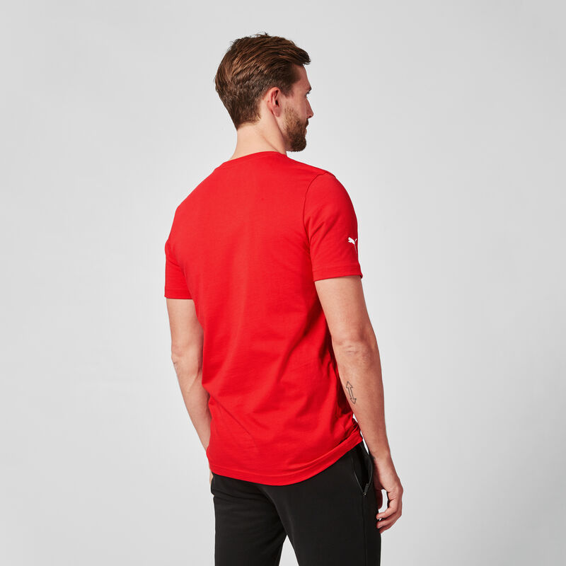 SF PU FW MENS LARGE SHIELD TEE - red