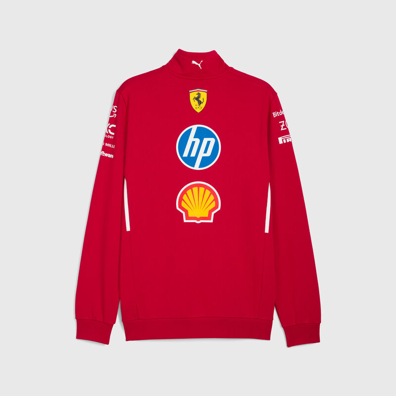 SF RP TEAM 1/2 ZIP SWEAT - red
