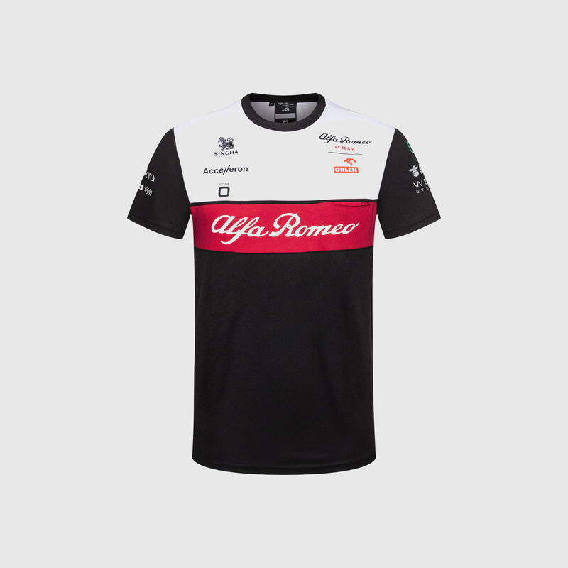 ALFA ROMEO RACING SL MENS TEAM TEE - black