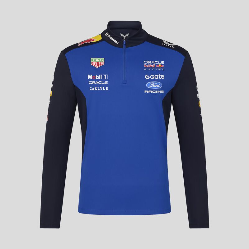 2026 Team 1/4 Zip Sweater 2026 - Red Bull Racing - Night sky XL - 5063606453743 - Fuel For Fans F1 Merchandise store
