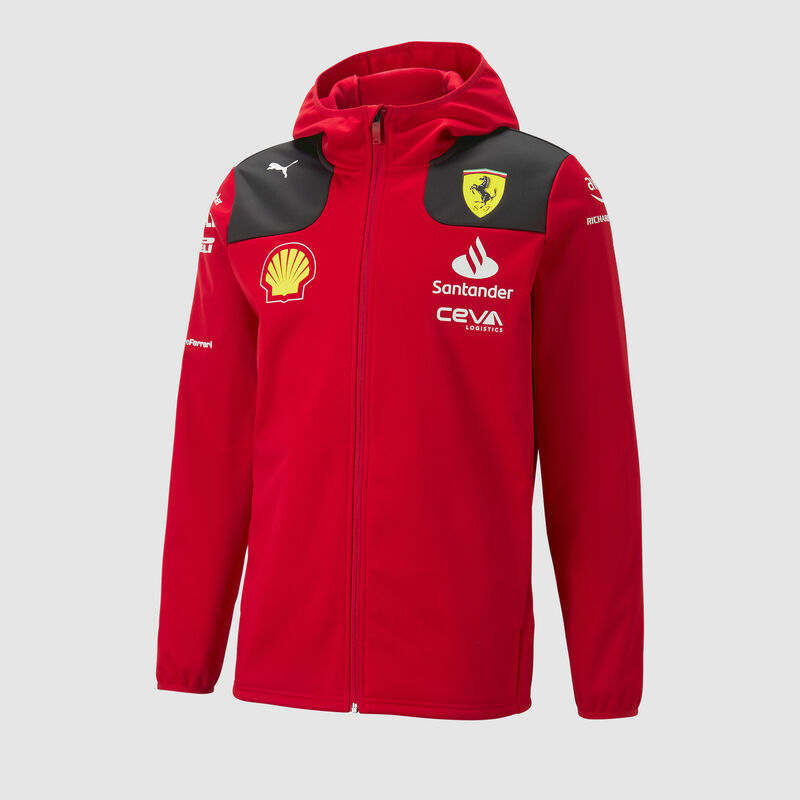 2023 Team Hooded Softshell - Scuderia Ferrari F1 | Fuel For Fans