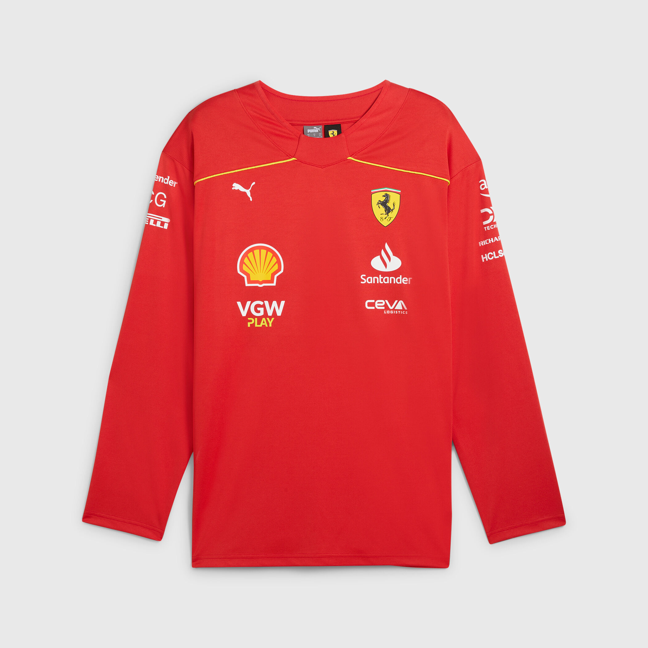 2024 Carlos Sainz Canadian GP Hockey Jersey Scuderia Ferrari F1 Fuel For Fans