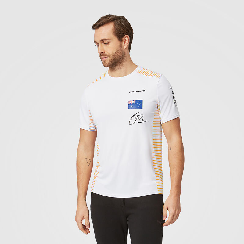 MCLAREN RP MENS RICCIARDO TEE - white