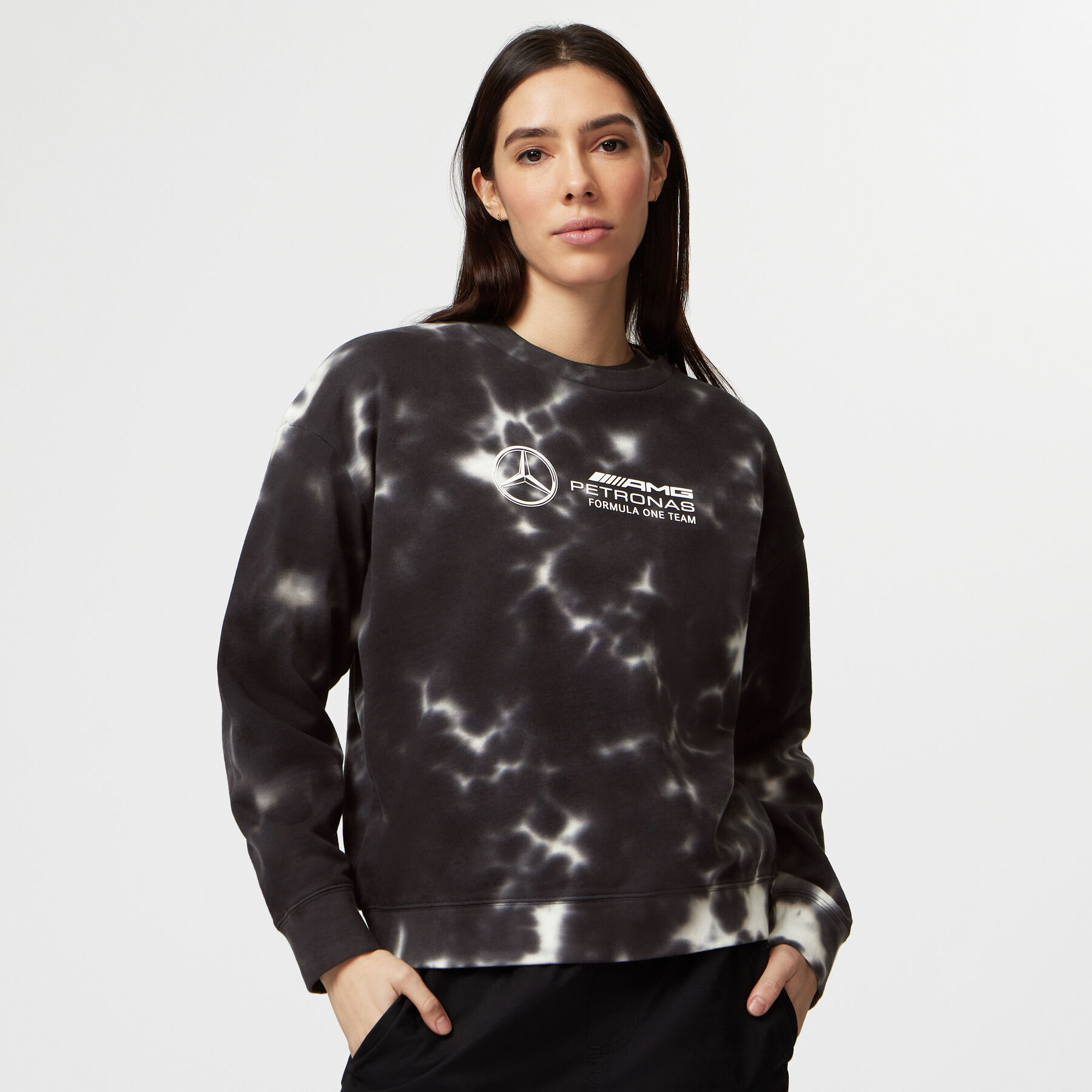 Sweat Tie Dye pour femme Mercedes AMG F1 Fuel For Fans