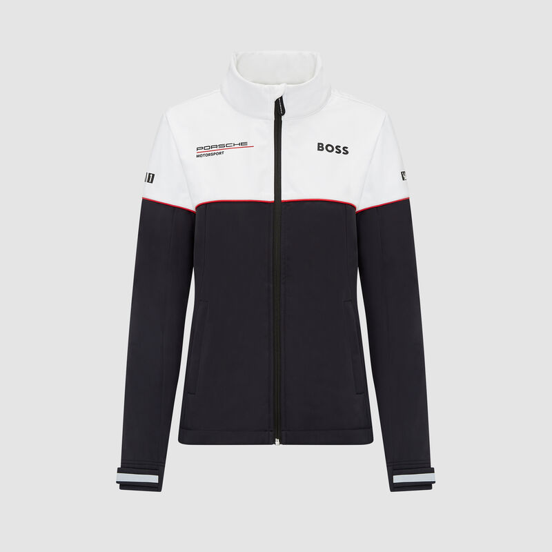 PORSCHE RP WOMENS TEAM SOFTSHELL JACKET - black