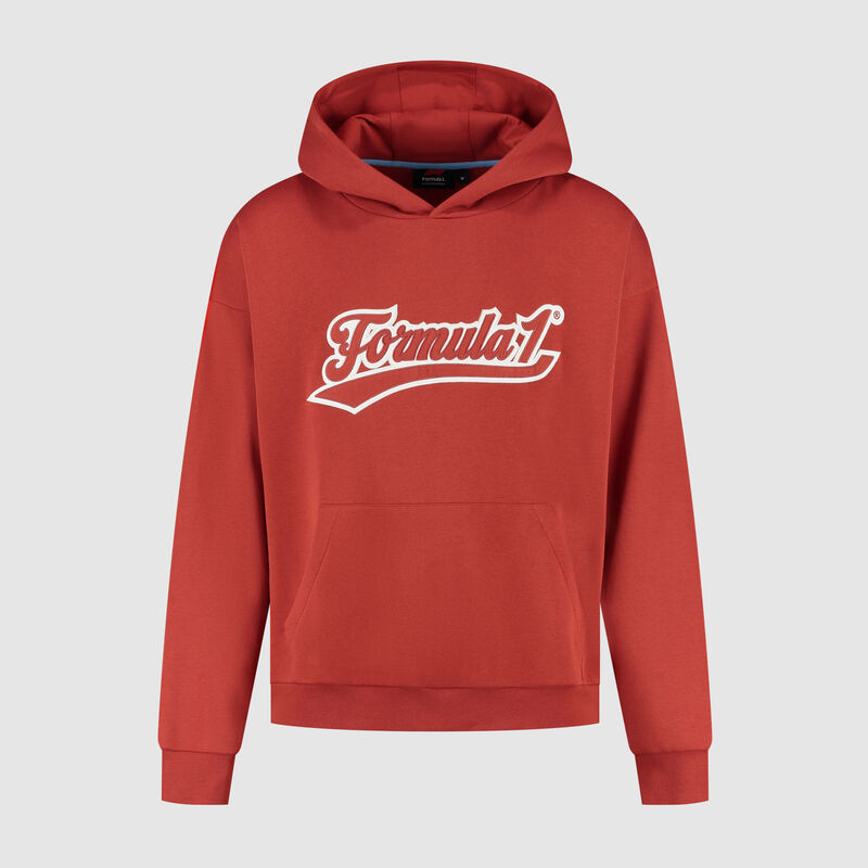 F1 FW HERITAGE GRAPHIC HOODY - red