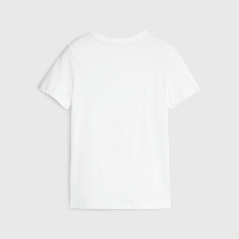 MAPF1 LS KIDS GRAPHIC TEE - white