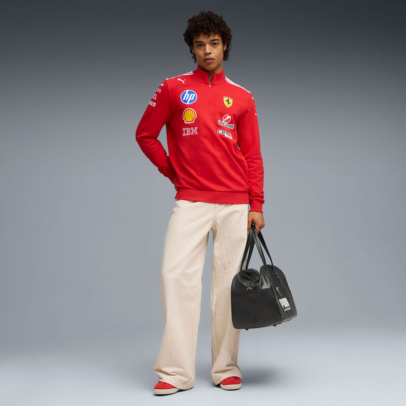 SF RP T7 half zip - red