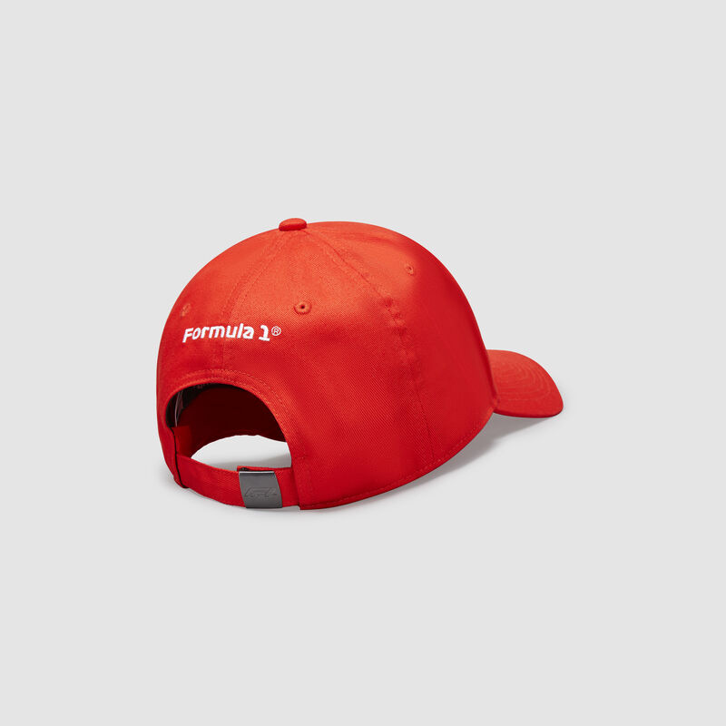 F1 FW LARGE LOGO BASEBALL CAP - red