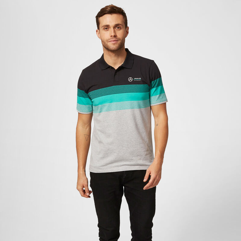 MAPM FW MENS STRIPED POLO - multicolor