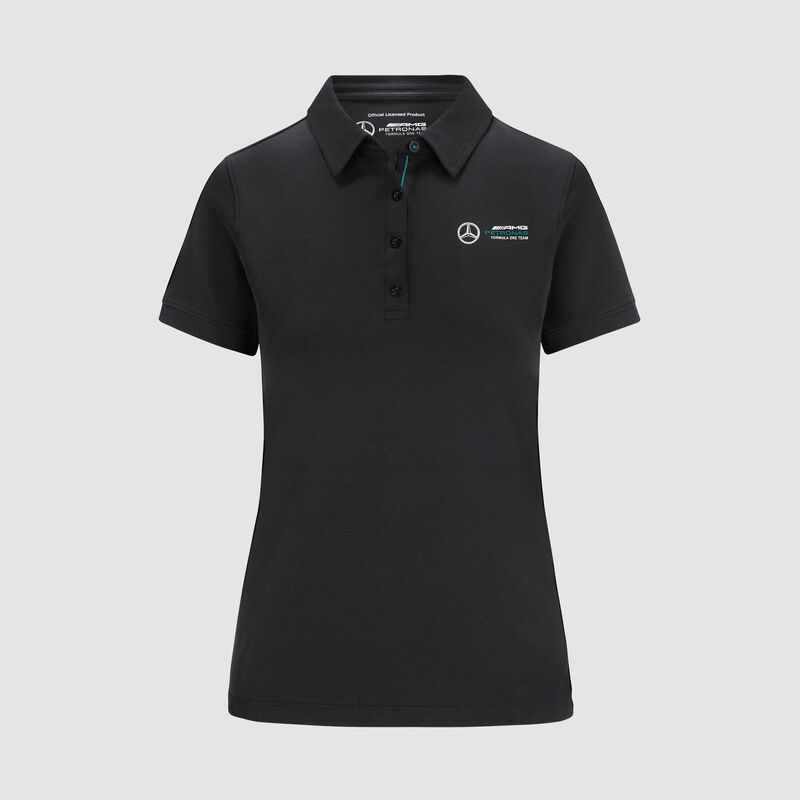 MAPF1 FW WOMENS CLASSIC POLO - black