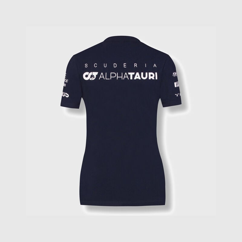 ALPHA TAURI RP WOMENS LOGO TEE - navy