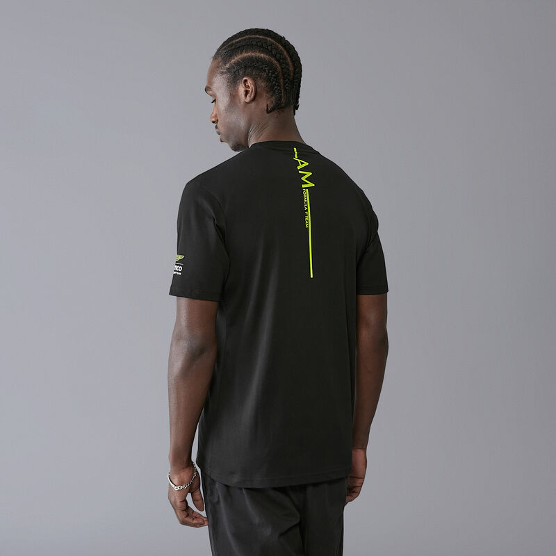 AMF1 FW LIFESTYLE WIREFRAME TEE - black