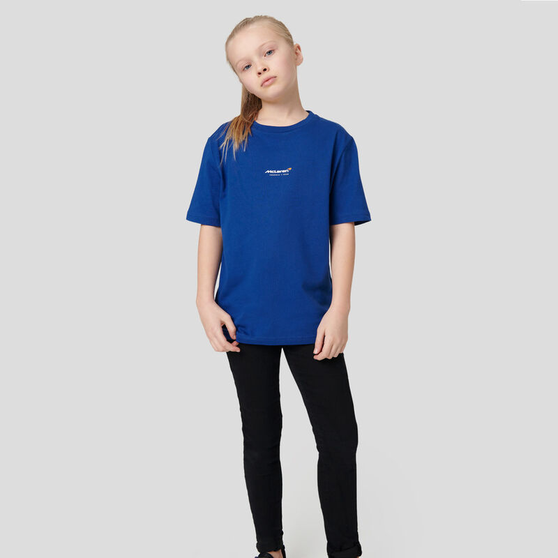 MCLAREN FW KIDS DYNAMIC TEE - CAR - blue