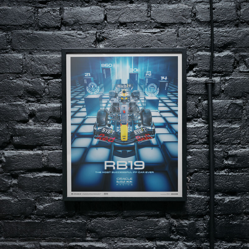 RBR RB19 2023 MEDIUM POSTER - navy