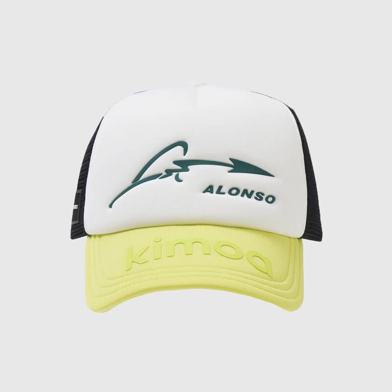 Kimoa Alonso Trucker Cap 2024 - Aston Martin F1 Team - Multicolor ONE SIZE - 8445014020644 - Fuel For Fans F1 Merchandise store