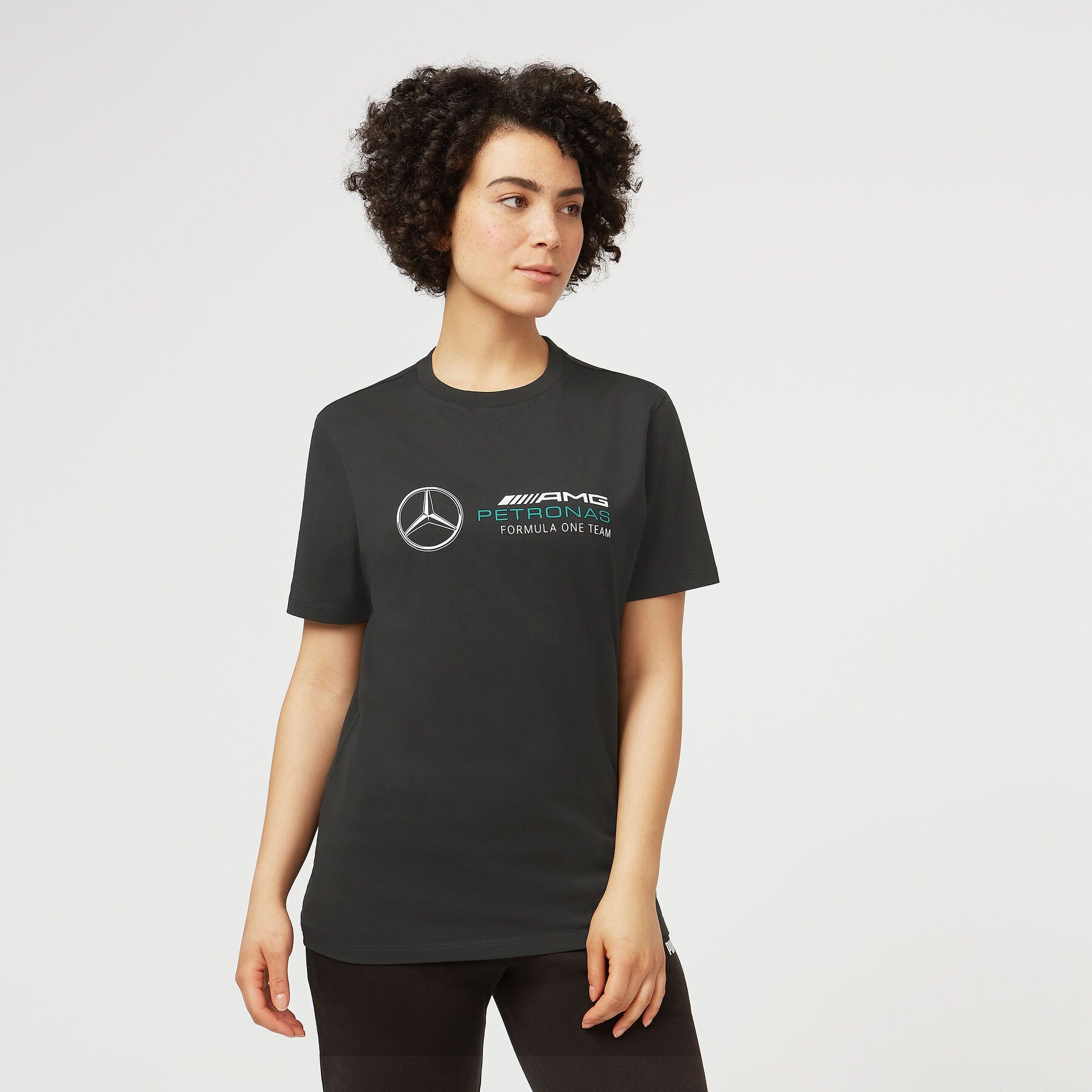 Large Logo T Shirt Mercedes AMG Petronas Fuel For Fans