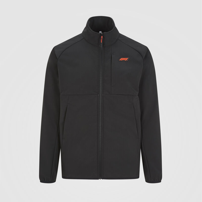 F1 FW TECH SOFTSHELL JACKET - black