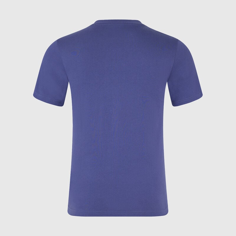 RBR FW UNISEX LARGE FRONT LOGO TEE - blue