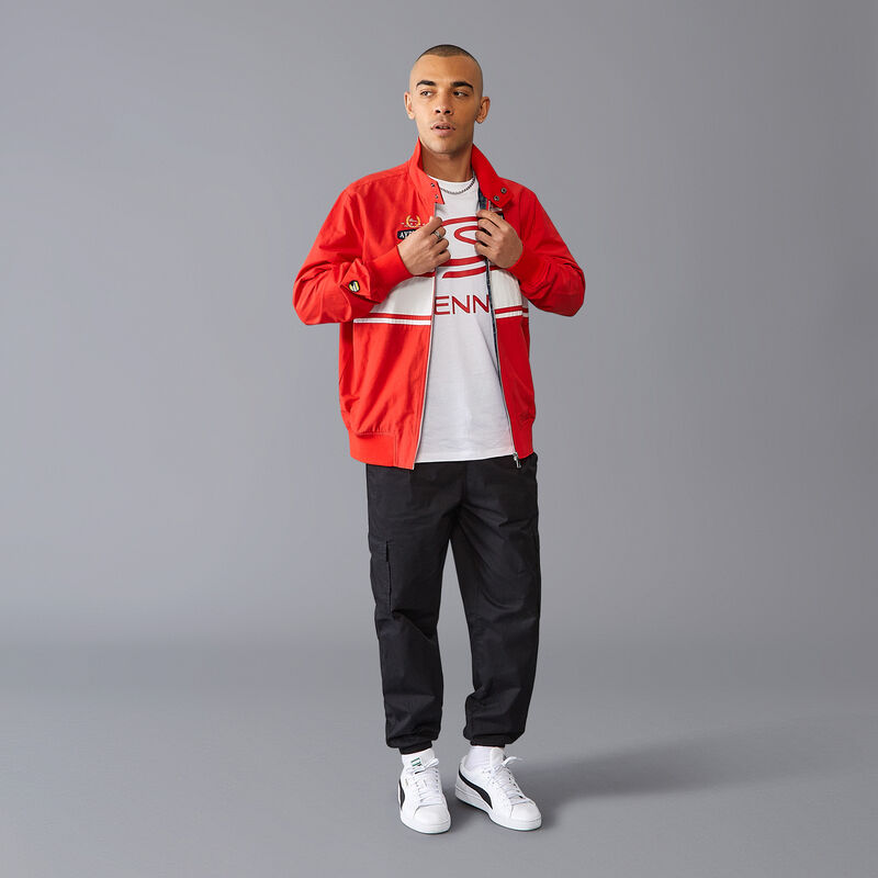 AS FW MENS LEGACY PATCHWORK BOMBER - red