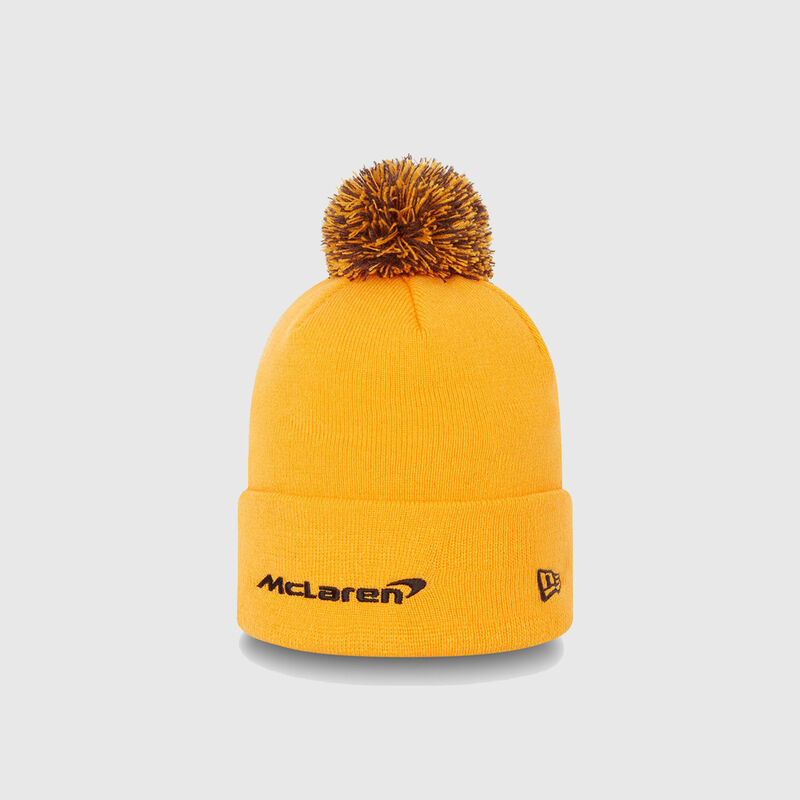 MCLAREN ESSENTIALS ESSENTIALS CUFF KNIT BEANIE - orange