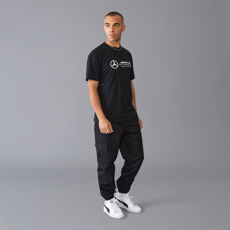 MAPF1 FW LARGE LOGO TEE - black