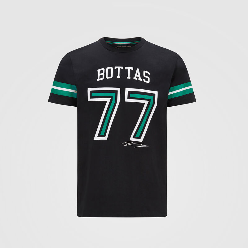 MAPF1 FW MENS BOTTAS #77 TEE - black