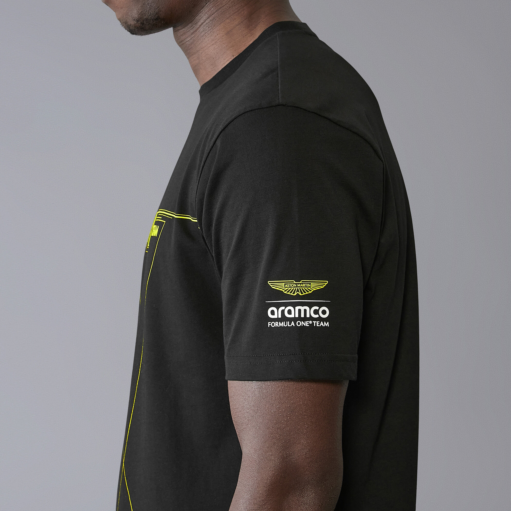 2024 Aston Martin Lifestyle Wireframe Tee Black