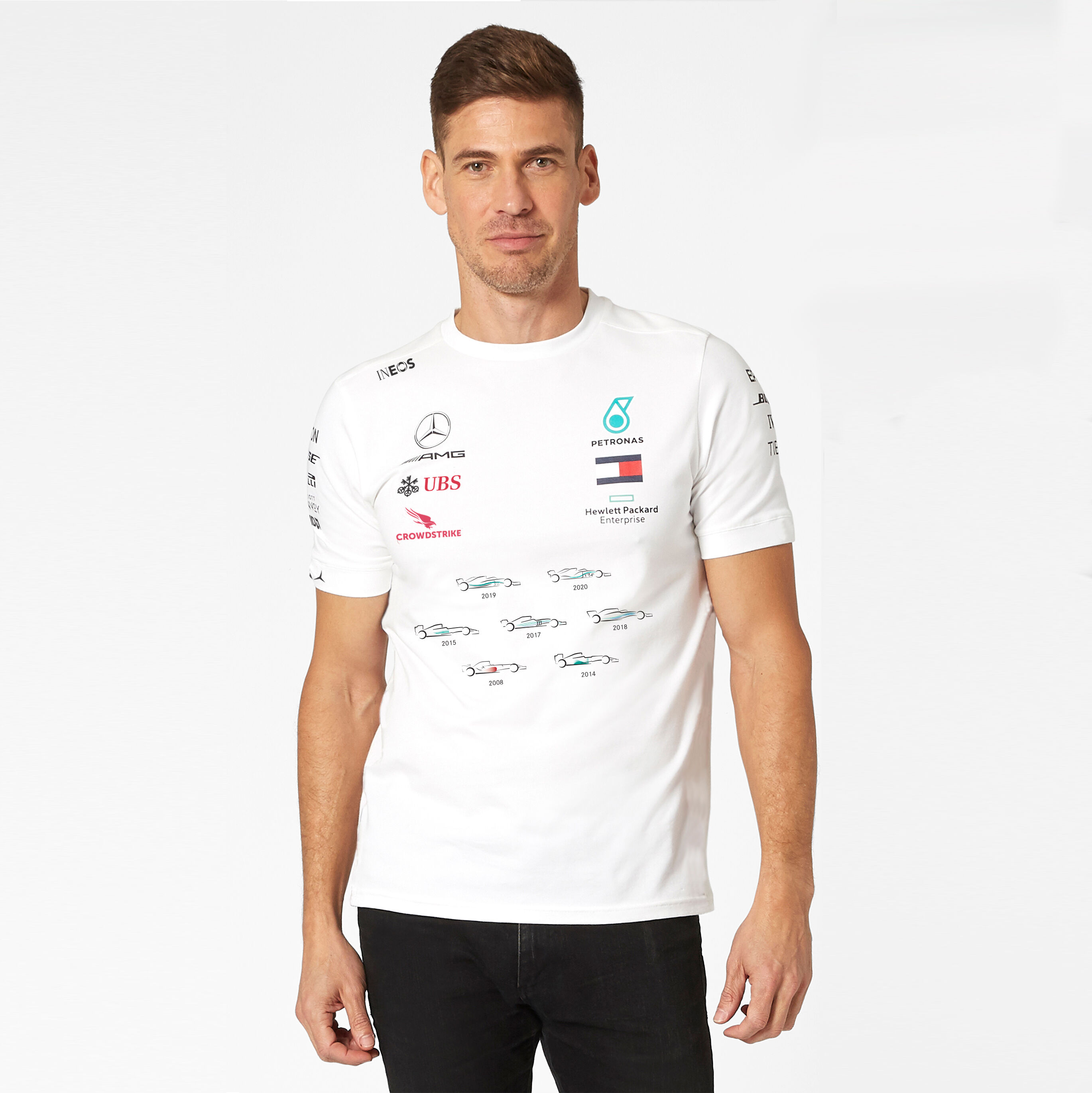 Lewis Hamilton 2020 Drivers Championship T shirt Mercedes AMG