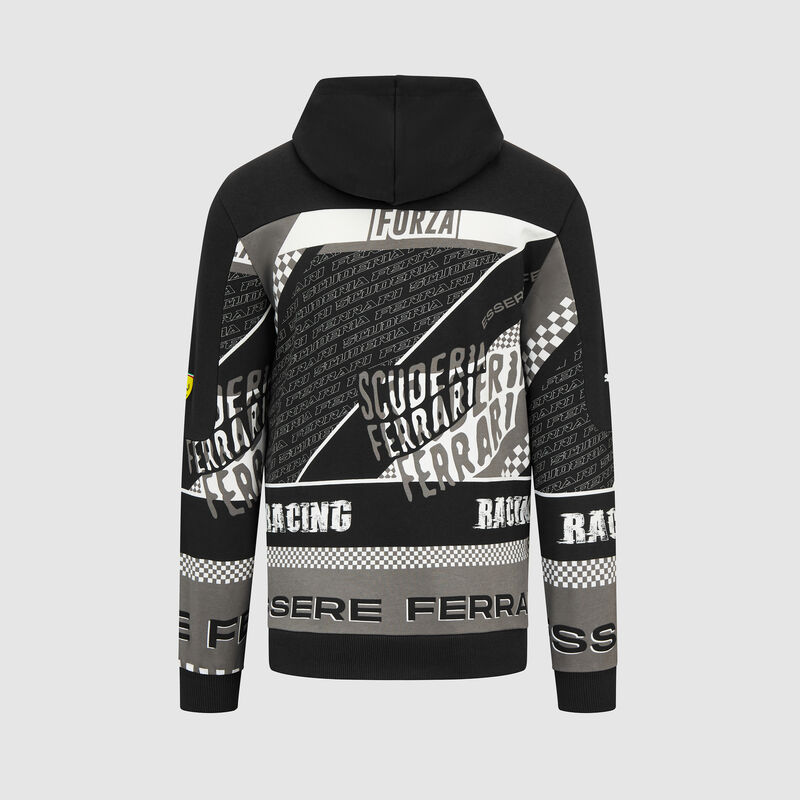 SF FW MENS GRAPHIC HOODY - black