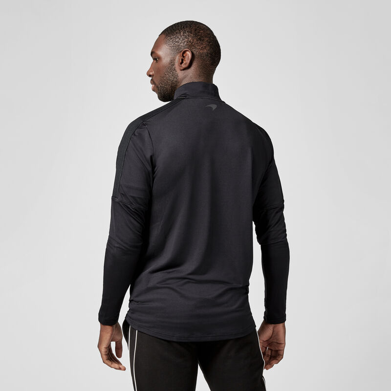 MCLAREN FW MENS TECH LS MID LAYER - black