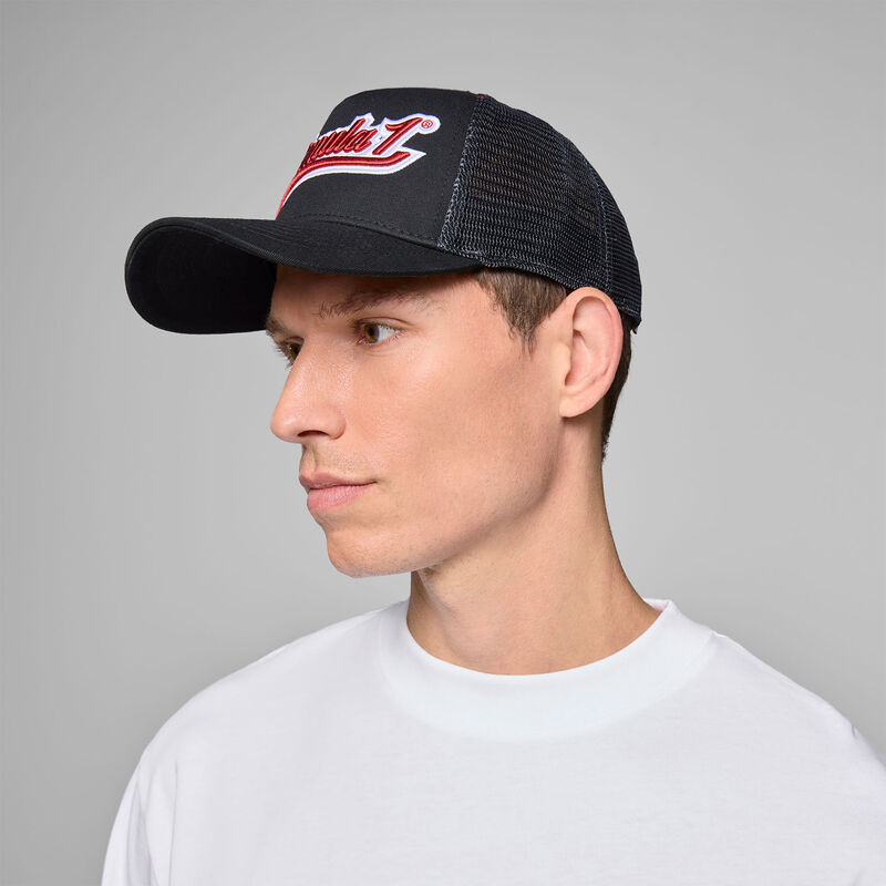 F1 FW LEGACY TRUCKER CAP - black