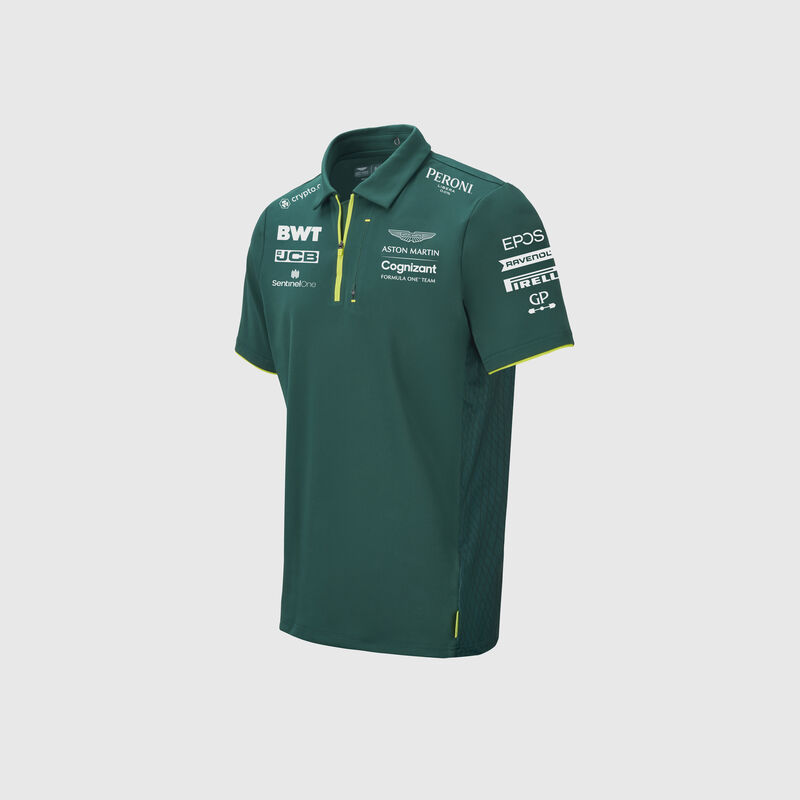 ASTON MARTIN COGNIZANT F1 RP MENS TEAM POLO - green