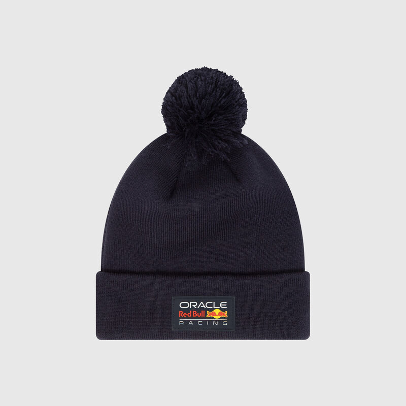 RBR SL FW ESSENTIAL BOBBLE BEANIE - navy