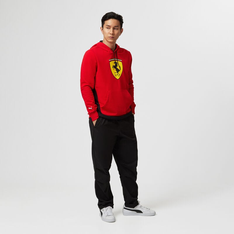 SF FW MENS SHIELD HOODY - red