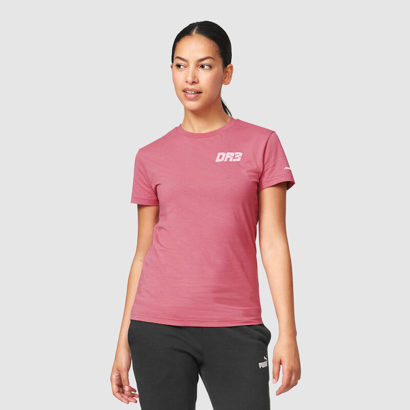 MCLAREN FW WOMENS RICCIARDO NO3 SG TEE - pink