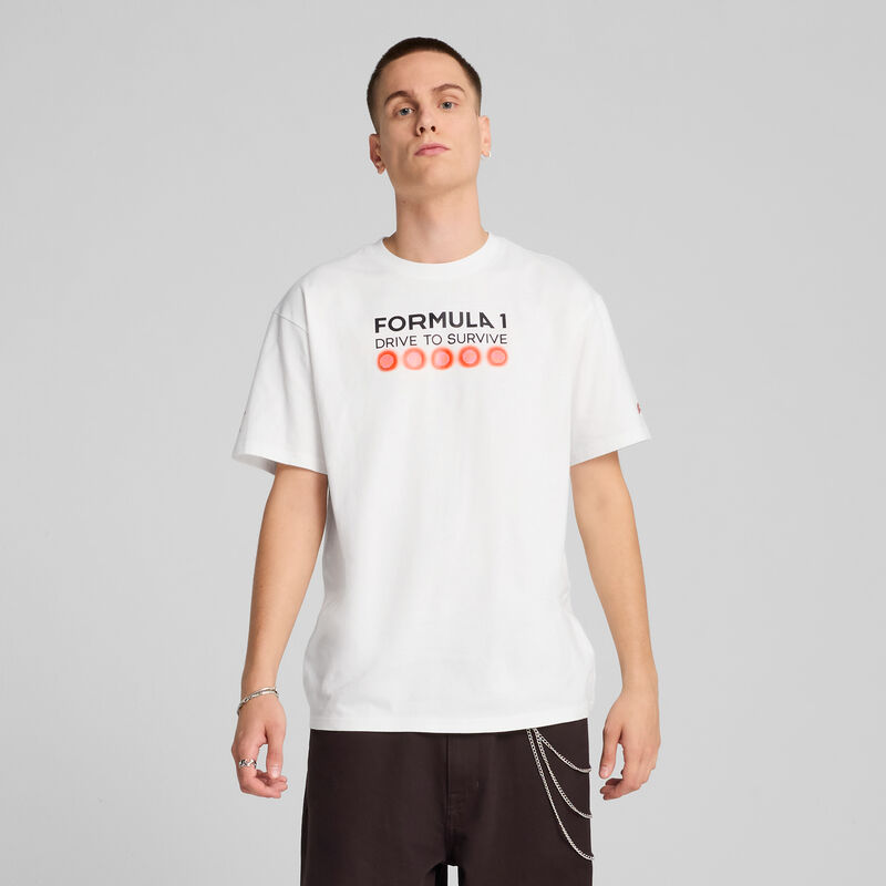 F1 FW DTS Graphic Tee Relaxed - white