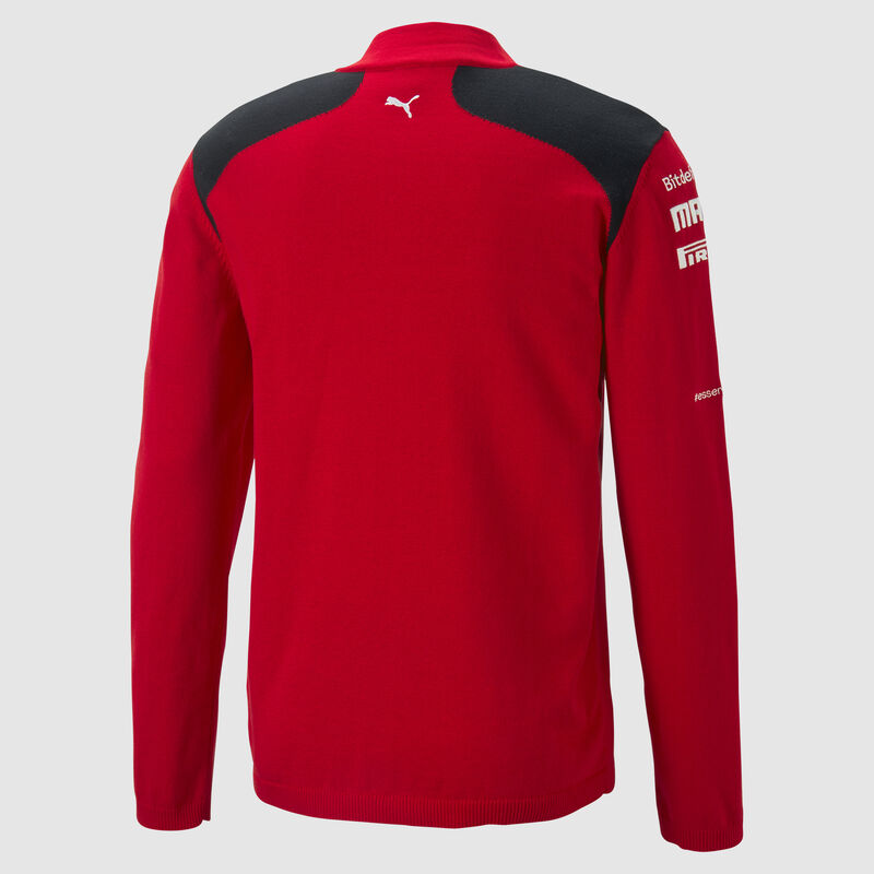 SF RP MENS TEAM 1/2 ZIP SWEAT - red