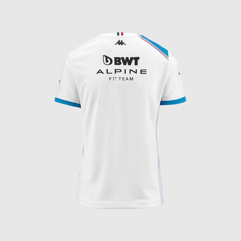 ALPINE F1 SL RP 2023 WOMENS TEAM TEE - white