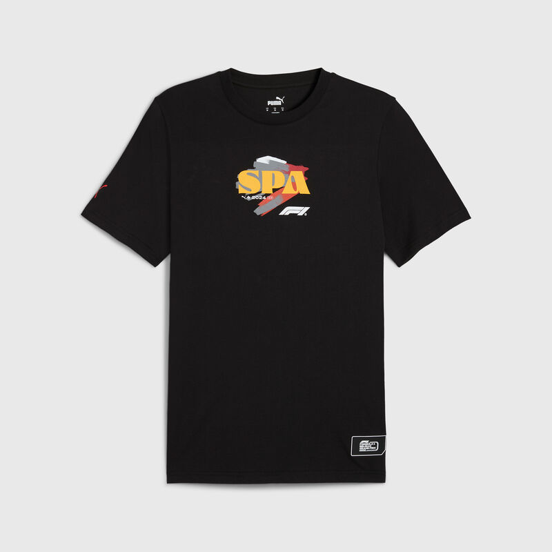F1 FW MENS BELGIUM TEE - black