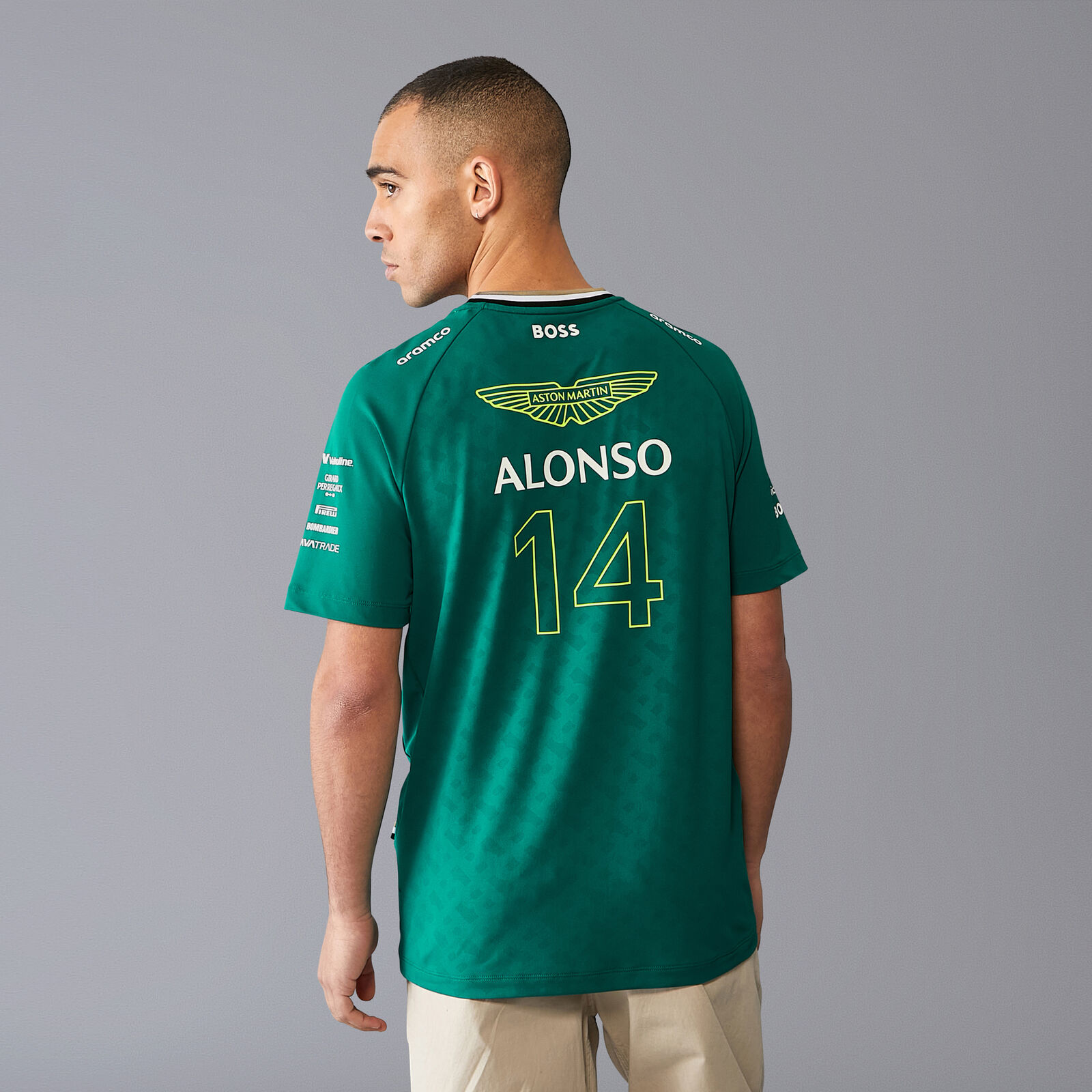 Camiseta Fernando Alonso, Aston Martin de segunda mano por 20 EUR
