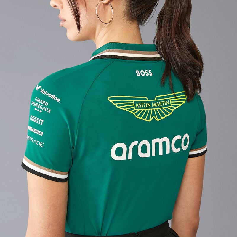 AMF1 RP WOMENS TEAM POLO - green